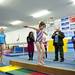 Six-year-old Faith Falzon uses her new balance beam at Gym America on Monday, January 28. The level nine team purchased the gymnastics equipment for Faith as a surprise. Daniel Brenner I AnnArbor.com